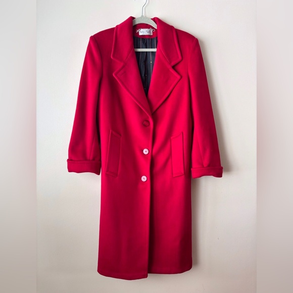 Ashley Scott Jackets & Blazers - Vintage Ashley Scott Women’s Petite 100% Pure New Wool Coat